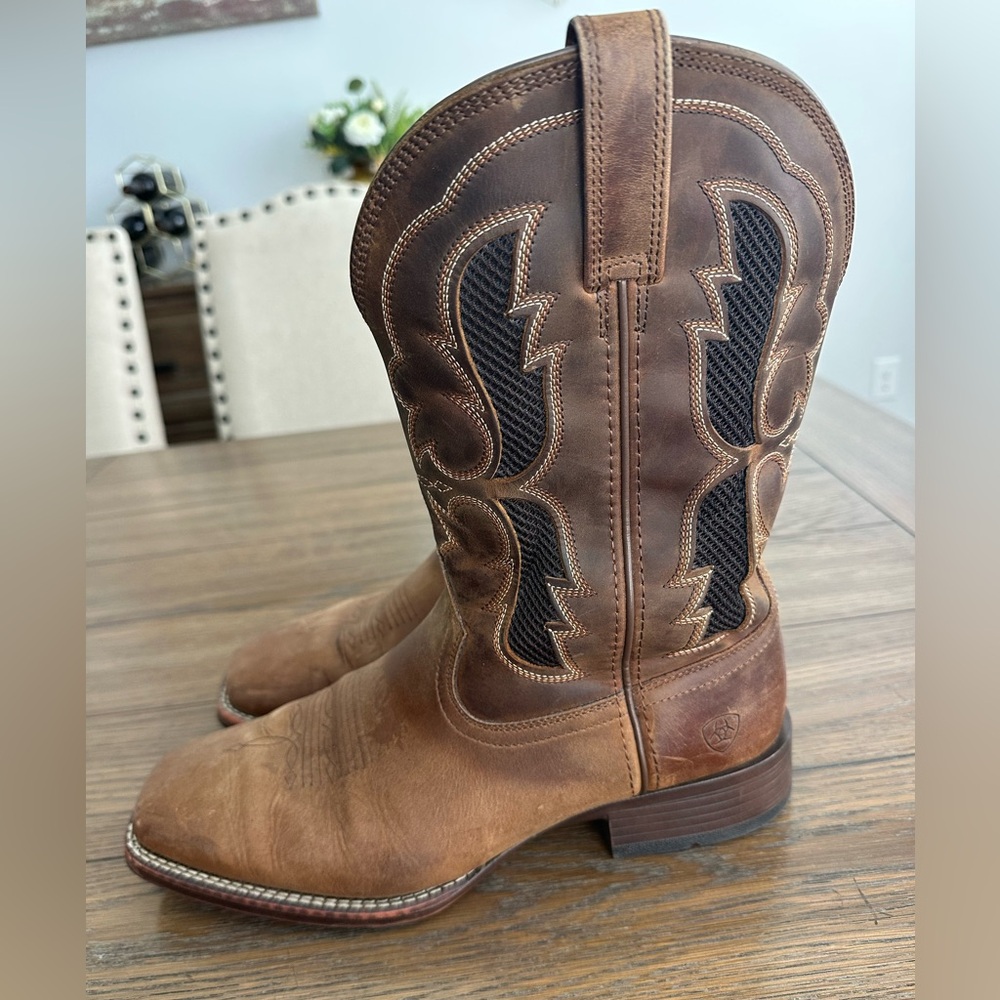 Ariat Dark Brown Leather VenTEK Boots Size 11 EE Great Condition